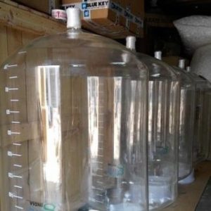 Transparent Cylindrical Vessel